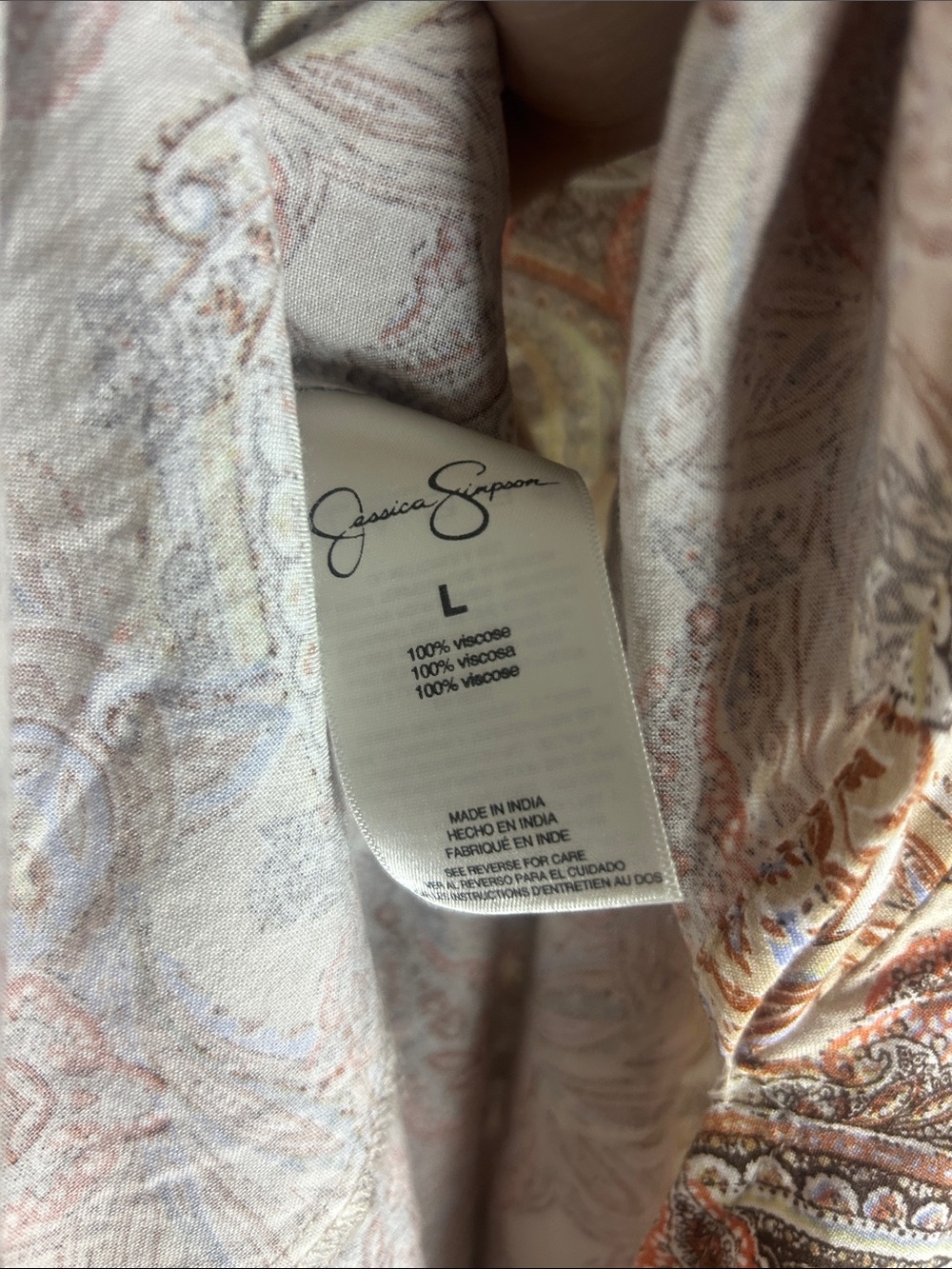 Boho Paisley High Low Maxi Dress - Picture 7 of 8